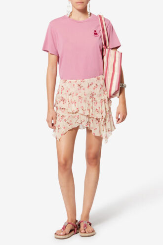 Aby katoenen T-shirt met korte mouwen