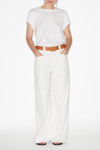Aby katoenen T-shirt met korte mouwen en logo