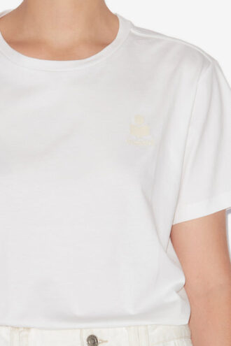 Aby katoenen T-shirt met korte mouwen en logo