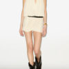 Adelita gedrapeerde jersey bustierjurk