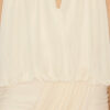 Adelita gedrapeerde jersey bustierjurk