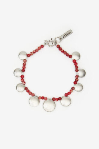 Adriel armband van natuursteen en messing