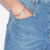 Adriel armband van natuursteen en messing