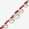 Adriel armband van natuursteen en messing