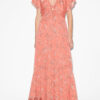 Agathe Lange jurk met print