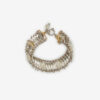 Ailys Man brede armband met miniplaatjes