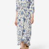 Albini Lange stretch zijden jurk met print