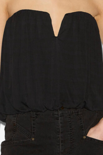 Amalia gedrapeerde jersey bustiertop