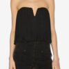 Amalia gedrapeerde jersey bustiertop