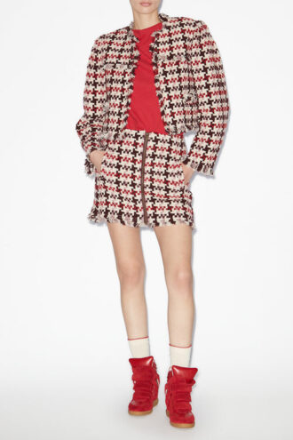 Amelio kort tweed jasje