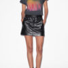 Anais korte leren rok