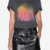 Anais korte leren rok