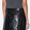 Anais korte leren rok