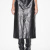 Angele leren midi-rok