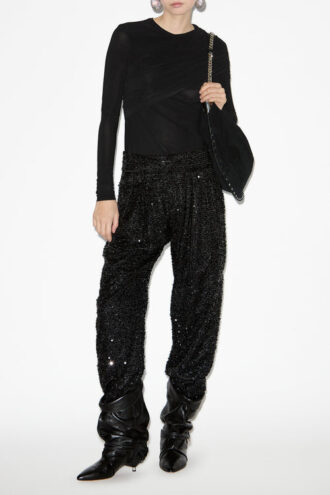 Aras-broek met pailletten