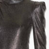 Baiola metallic top met lange mouwen