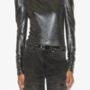 Baiola metallic top met lange mouwen