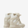 Balskee hoge leren sneakers met sleehak