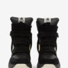 Balskee hoge leren sneakers met sleehak