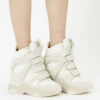 Balskee hoge leren sneakers met sleehak