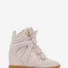 Bekett leren sneakers met sleehak