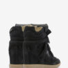 Bekett leren sneakers met sleehak