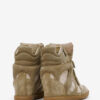 Bekett leren sneakers met sleehak