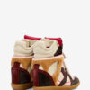 Bekett leren sneakers met sleehak