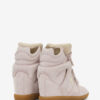 Bekett leren sneakers met sleehak