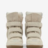 Bekett leren sneakers met sleehak