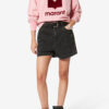 Bekett leren sneakers met sleehak