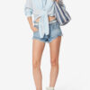 Bekett leren sneakers met sleehak