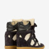 Bekett suède kalfsleren sneakers met sleehak