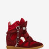 Bekett suède leren sneakers met sleehak Bekett suède leren sneakers met sleehak