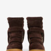 Bekett suède leren sneakers met sleehak