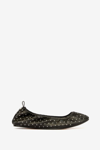 Belna leren ballerina’s met studs