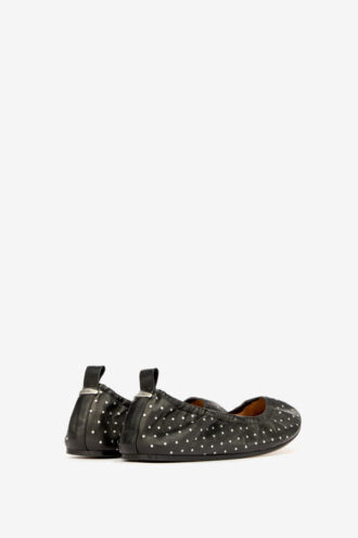 Belna leren ballerina’s met studs