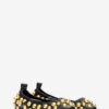 Belna leren ballerina’s met studs