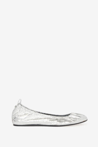 Belna Metallic ballerina’s van lamsleer