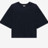 Ben katoenen T-shirt met schoudervullingen