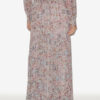 Besma Lange crêpe rok met print