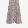 Besma Lange crêpe rok met print