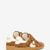 Beth lage sneakers van bedrukt suède kalfsleer
