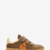 Beth lage sneakers van suède en kalfsleer
