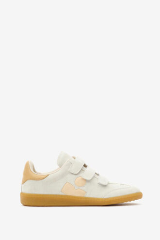 Beth lage sneakers van suède en kalfsleer