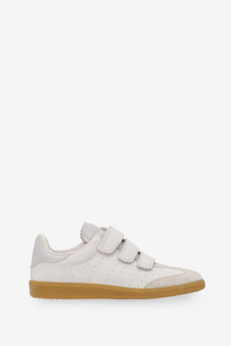 Beth lage sneakers van suède en kalfsleer