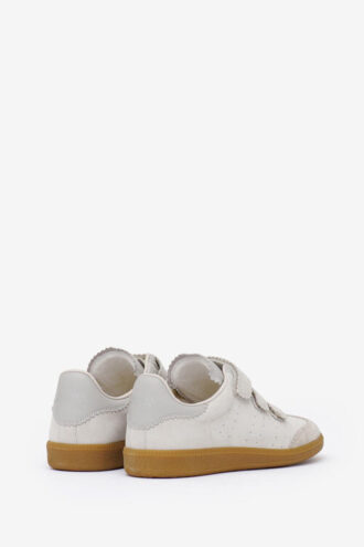 Beth lage sneakers van suède en kalfsleer