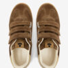 Beth lage sneakers van suède en kalfsleer