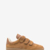 Beth lage sneakers van suède en leer