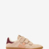 Beth lage sneakers van suède en leer